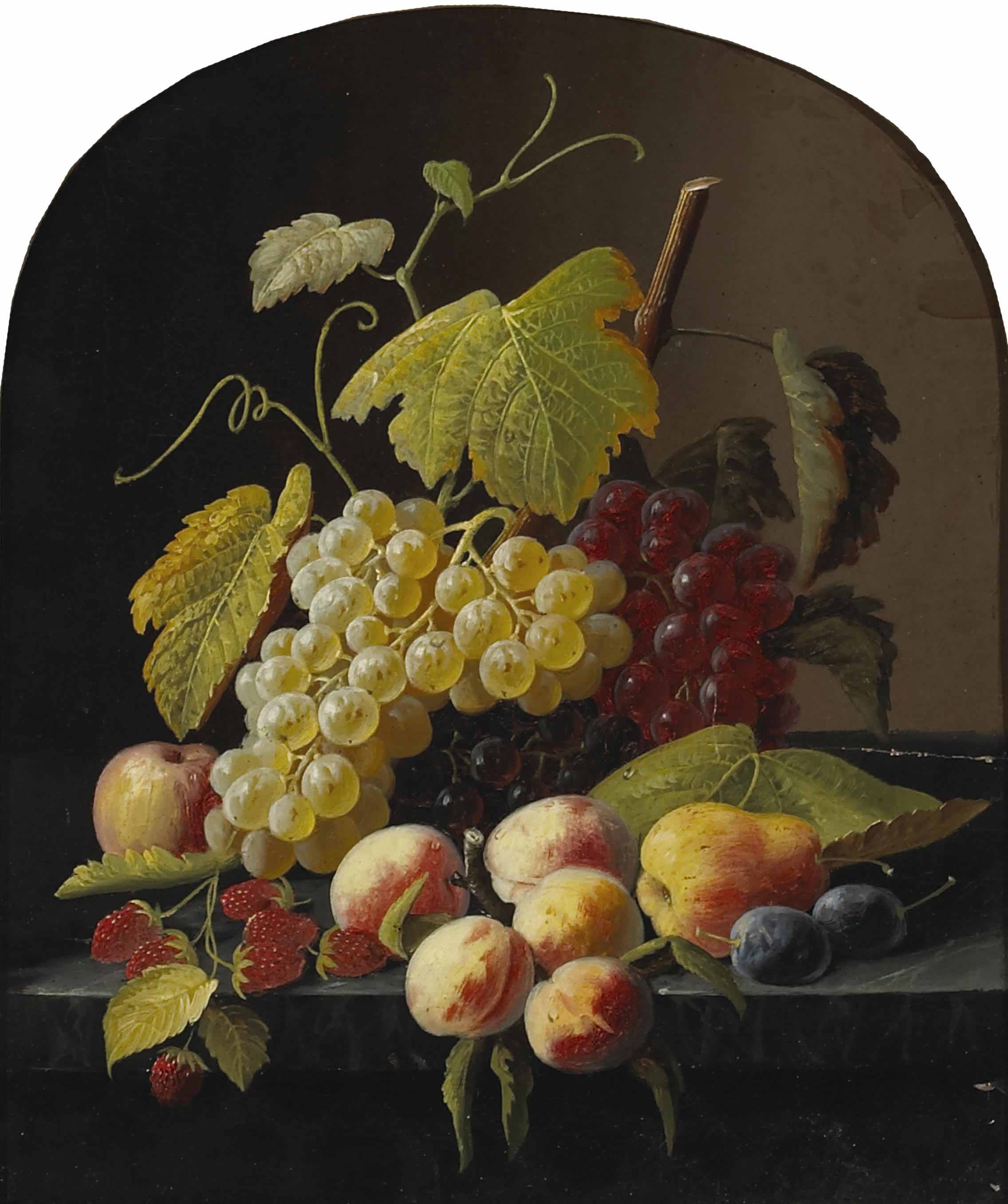 A Still Life with Grapes
